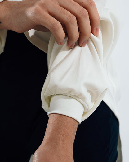 Cropped Workout Top - White