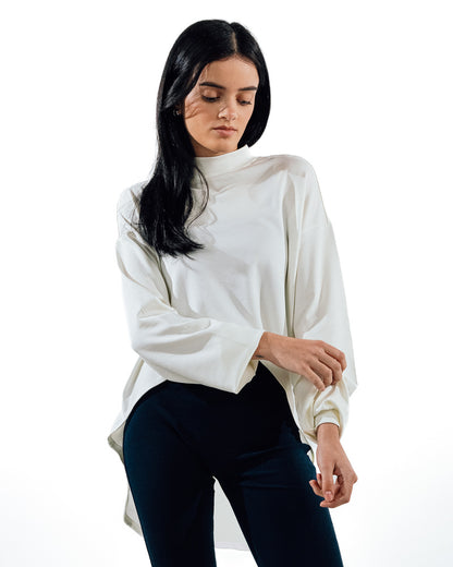 Cropped Workout Top - White