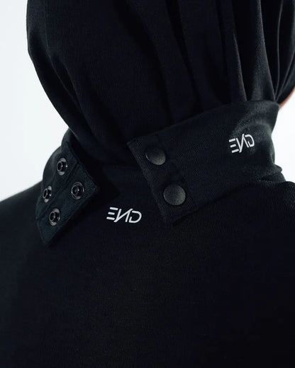 Sports Hijab - Black Slash End