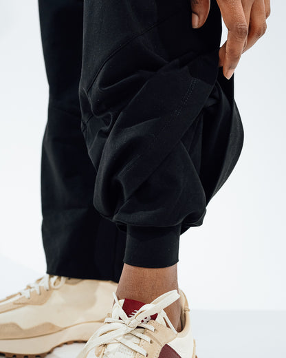 Wide-Leg Workout Pants - Navy