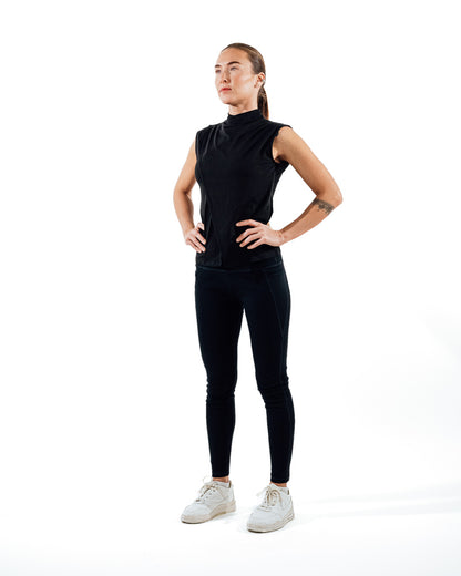 High-Waisted Leggings - Black