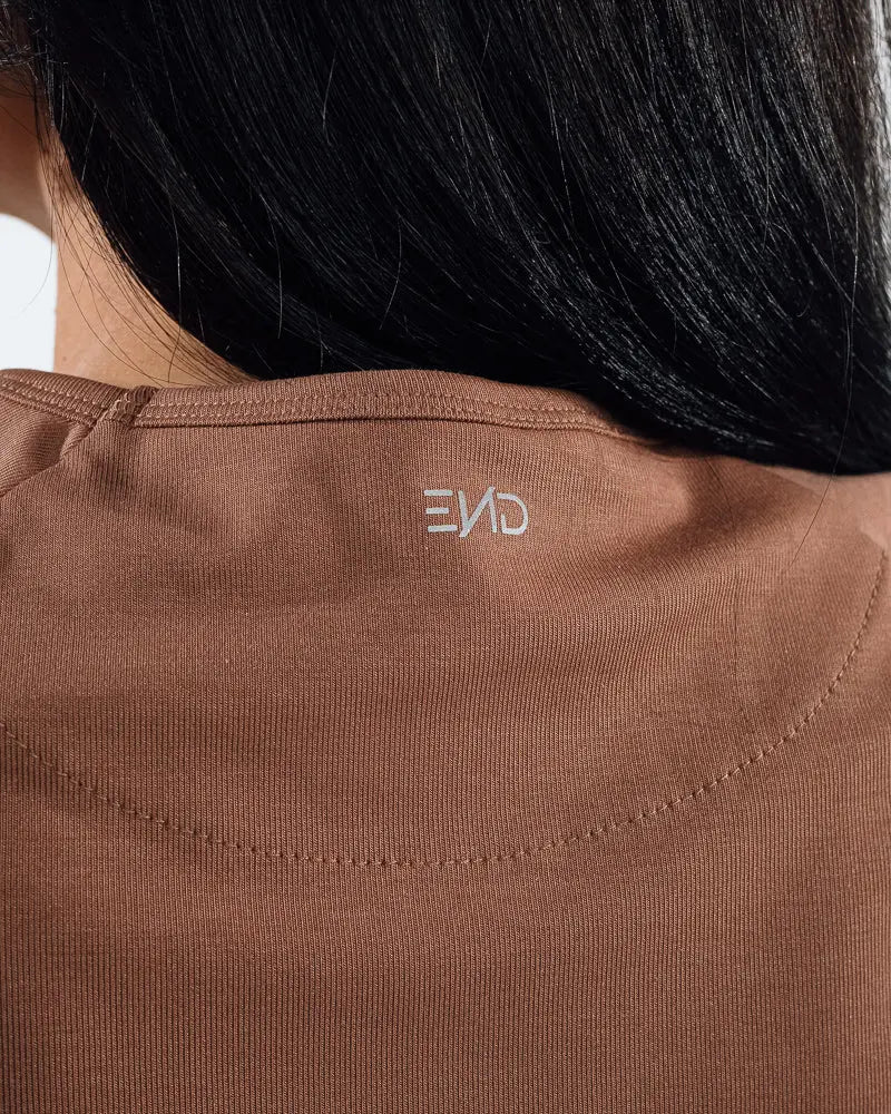 Performance T-Shirt - Peach Slash End