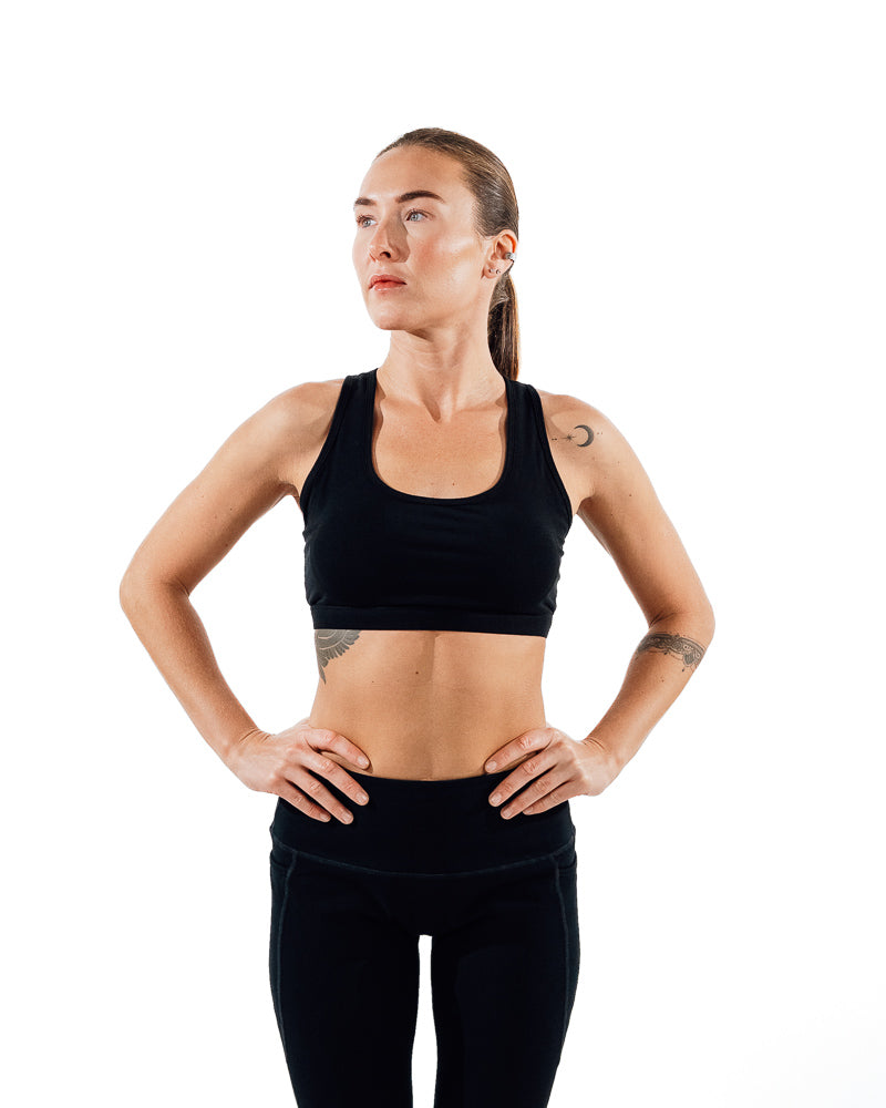 Essential Sports Bra - Black