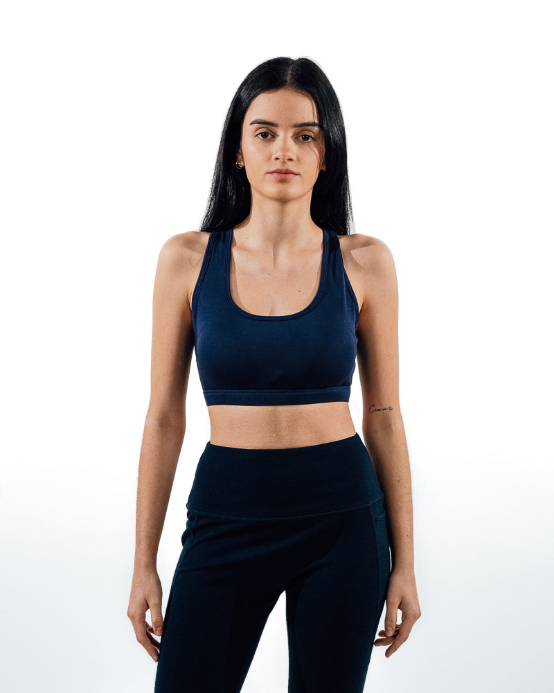 Essential Sports Bra - Navy