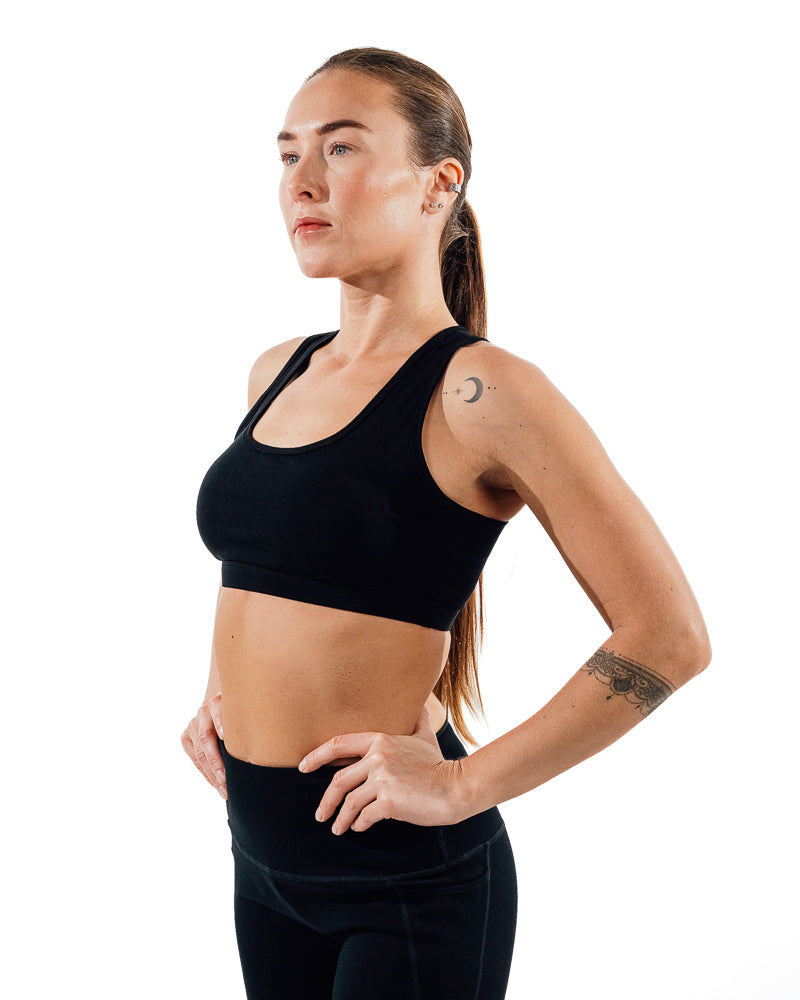 Essential Sports Bra - Black
