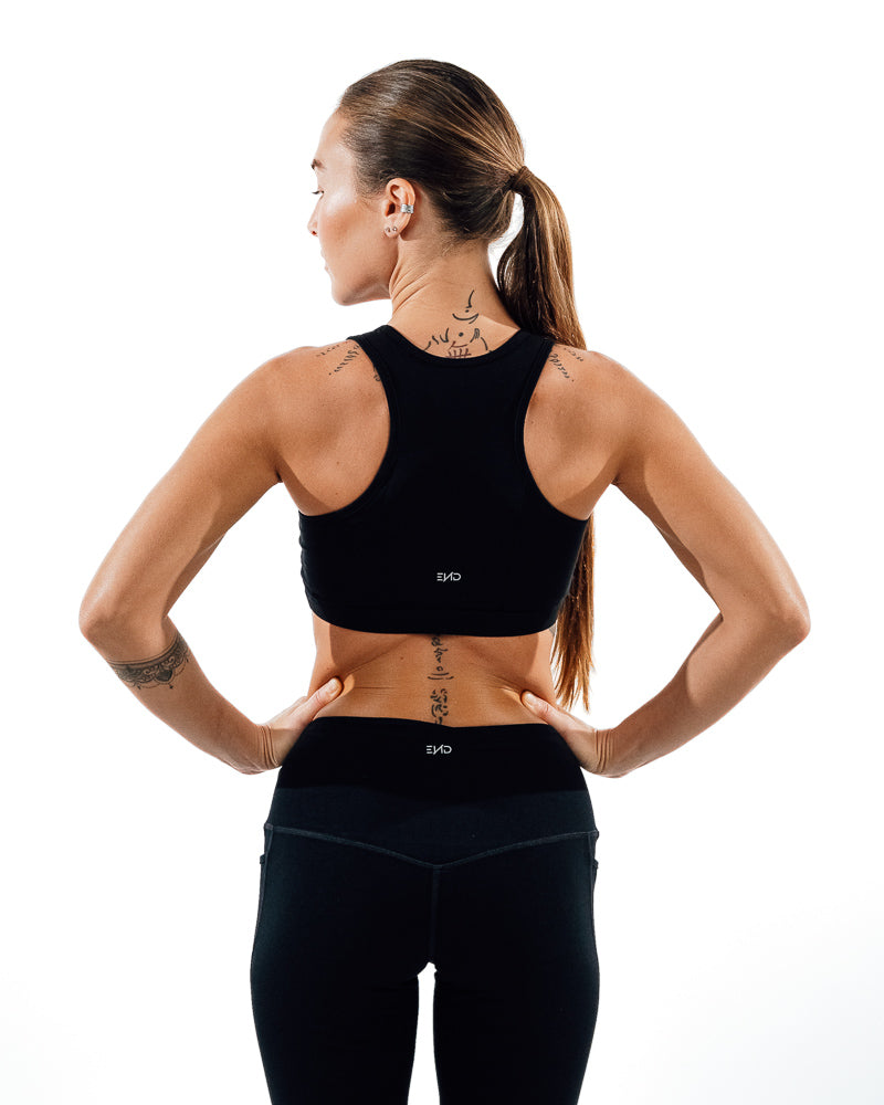 Essential Sports Bra - Black
