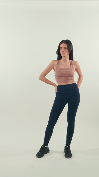 High-Waisted Leggings - Black