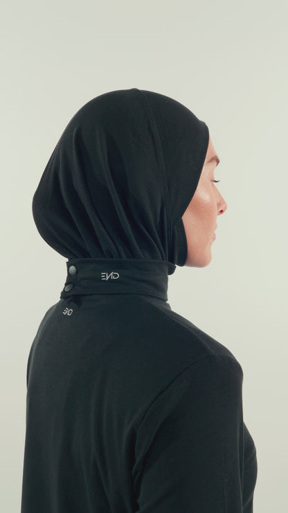 Sports Hijab - Black